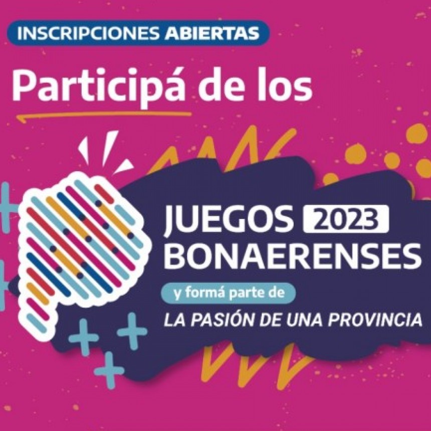 Invitan a inscribirse a los Juegos Bonaerenses en Rivera